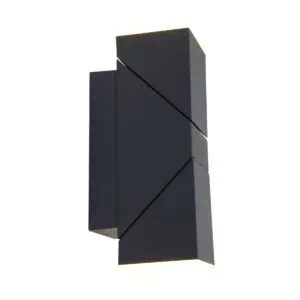 Buitenlamp Jack 1507ZW - zwarte wandlamp met verstelbaar licht