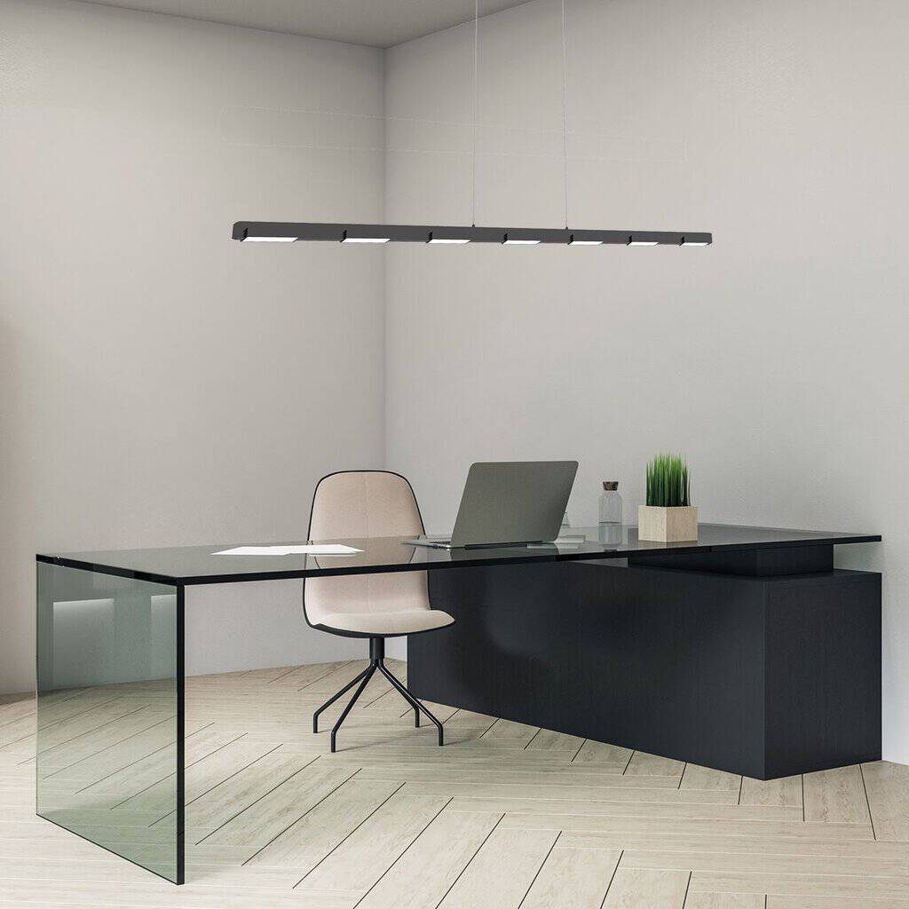 Hanglamp Bloc 3297ZW Zwart met Cable lift - Afbeelding 3