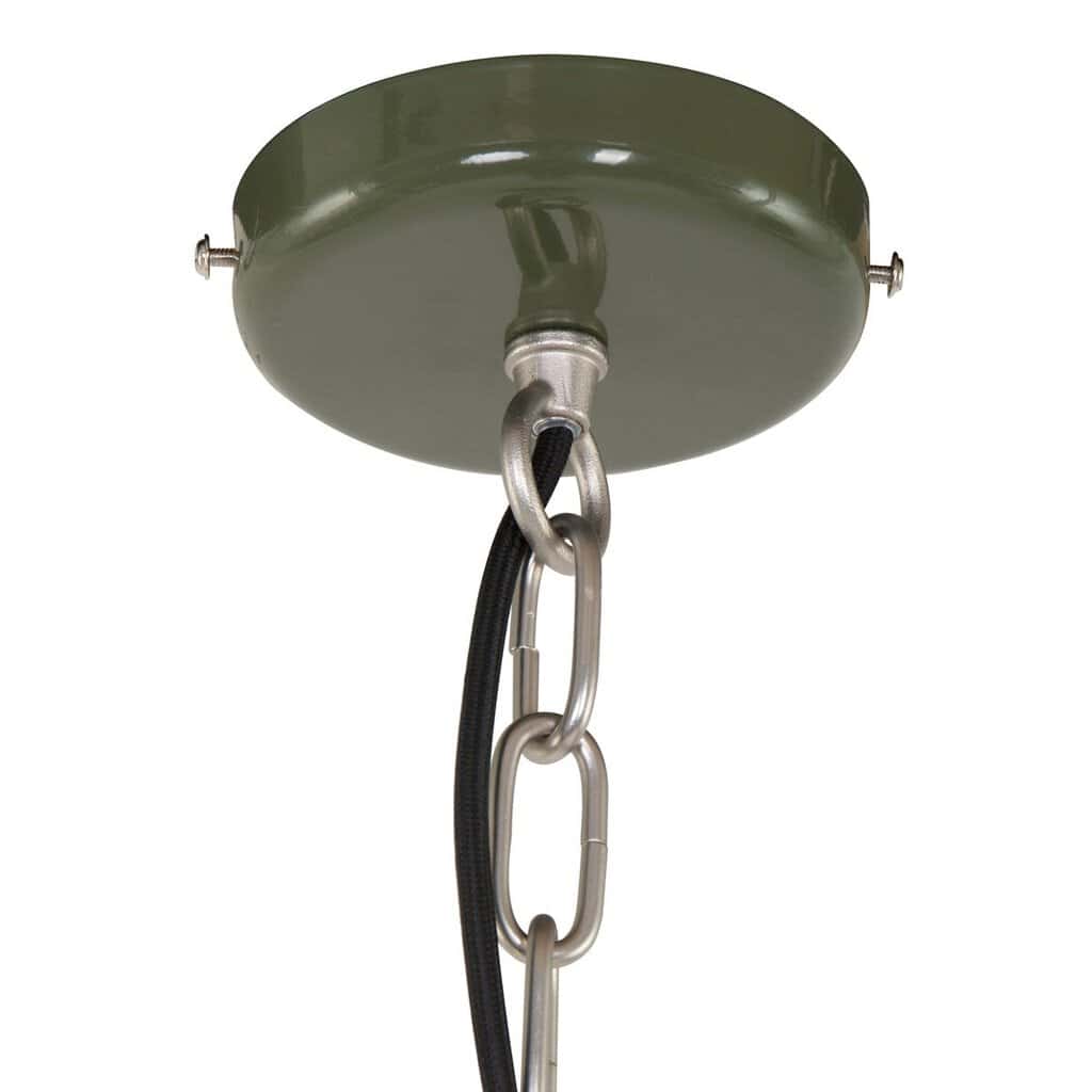 Olijfgroene Hanglamp Frisk 7696G – Stoer en Landelijk Design - Afbeelding 5