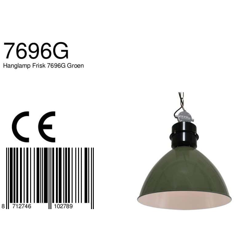 Olijfgroene Hanglamp Frisk 7696G – Stoer en Landelijk Design - Afbeelding 8