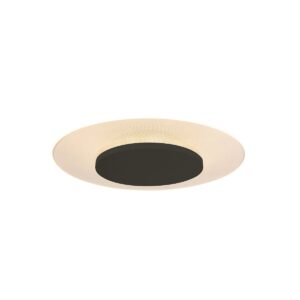 Plafondlamp Lido 7797ZW zwarte LED lamp &Oslash;28 cm