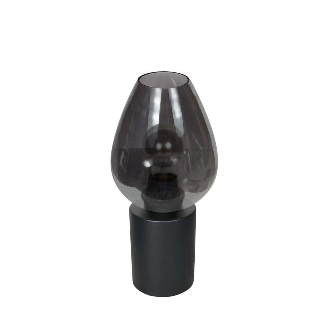 Tafellamp Drovia 4378ZW – Stijlvol met smoke glas - Afbeelding 2