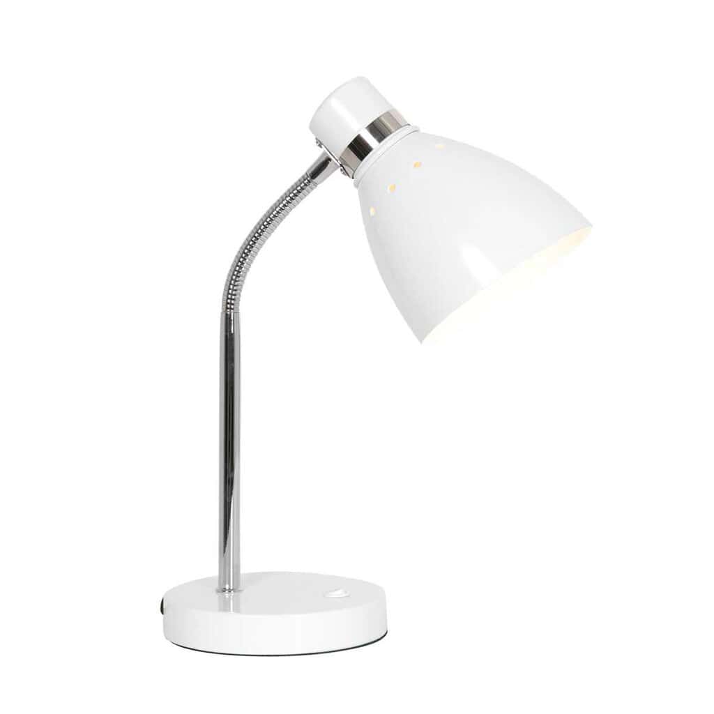 Tafellamp Spring 3391W wit met E27 fitting
