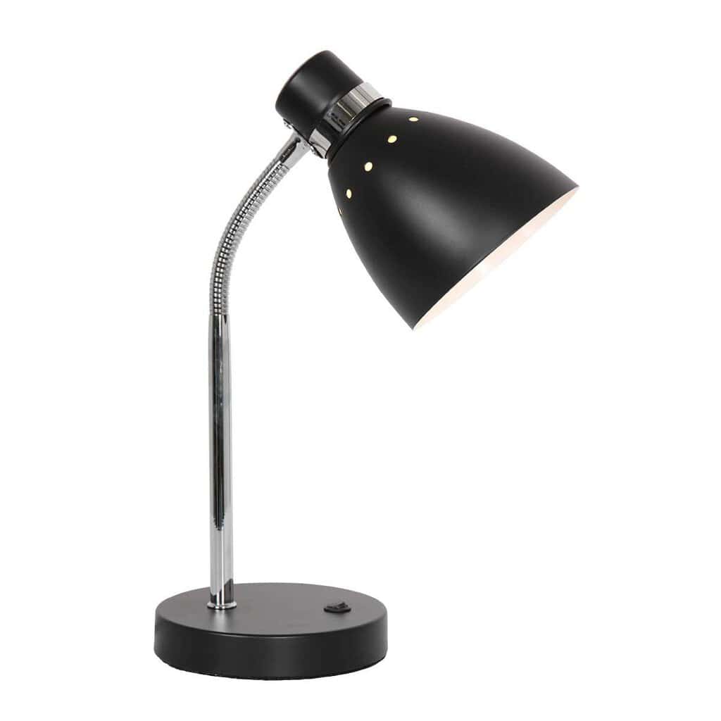 Tafellamp Spring 3391ZW zwart met E27 fitting