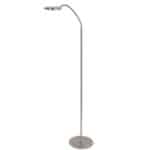 Vloerlamp Platu 3351ST &ndash; stalen leeslamp met instelbaar licht