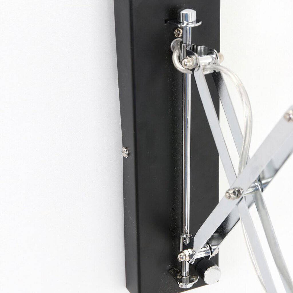 Wandlamp Spring 6290ZW zwart met E27 fitting en draaidimmer - Afbeelding 12