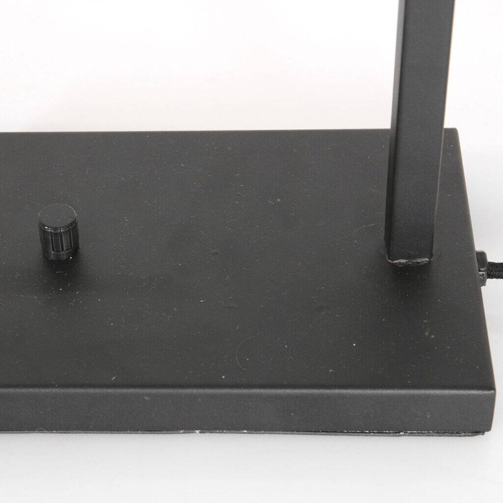 Zwarte tafellamp Stang 7121ZW met groen velours kap - Afbeelding 11